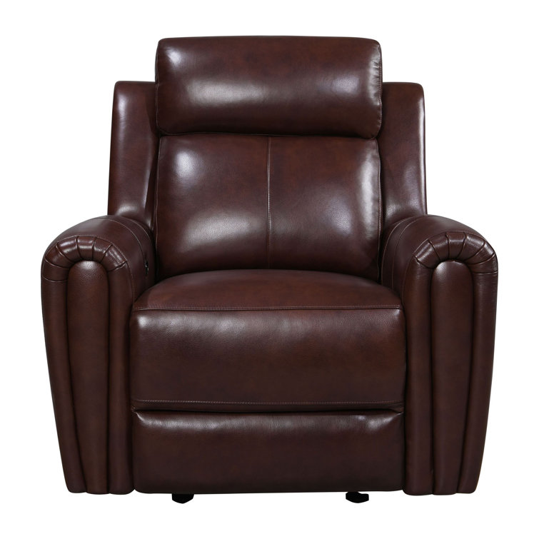Winston Porter Ilza Leather Recliner Wayfair